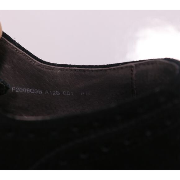 John Varvatos Black Suede Oxfords - Picture 11 of 11